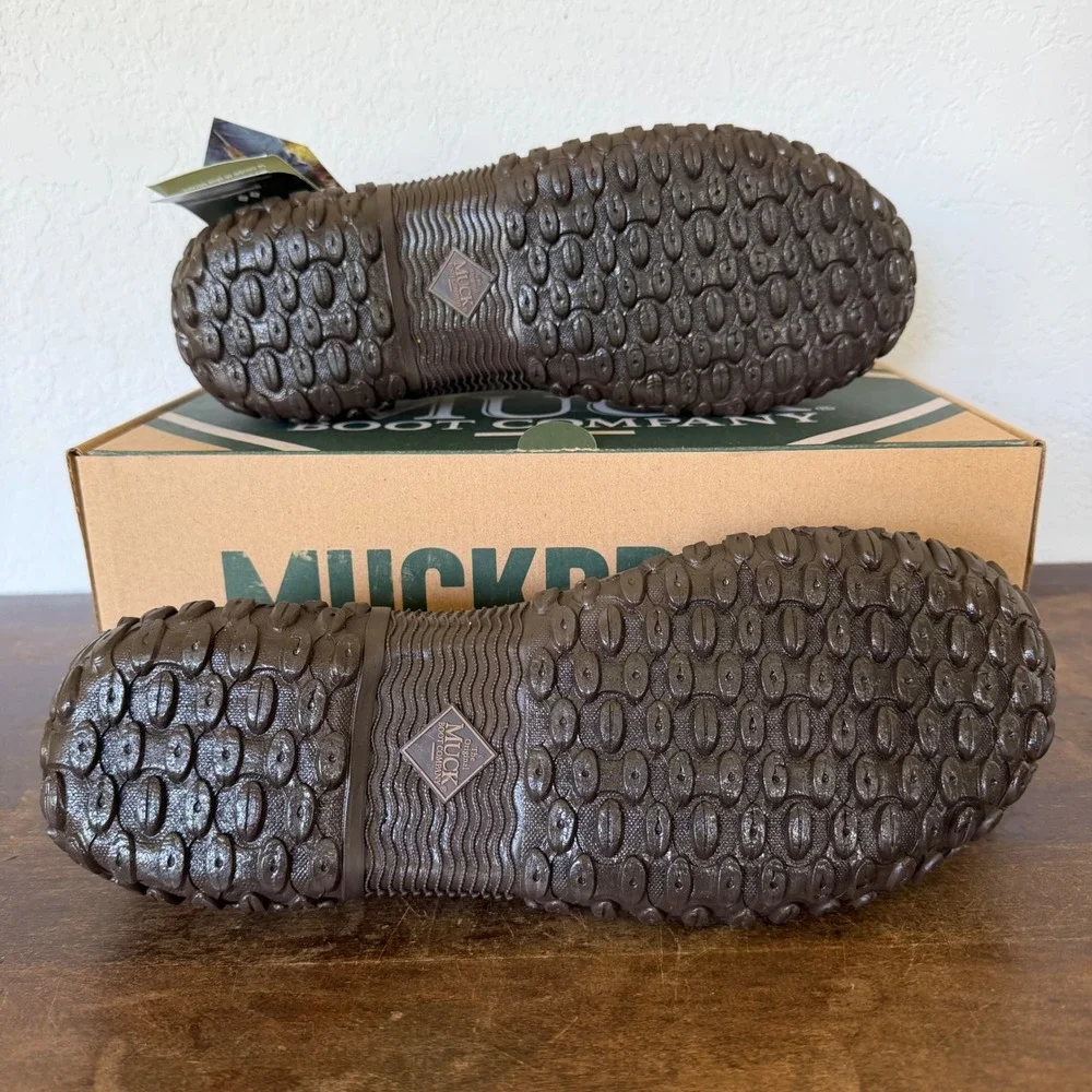 Muck Boot Company Men's Brown Slip-On Waterproof Low Boot